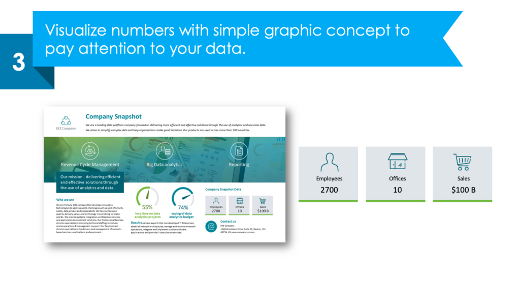 guide on how to enrich your company onepager step 3