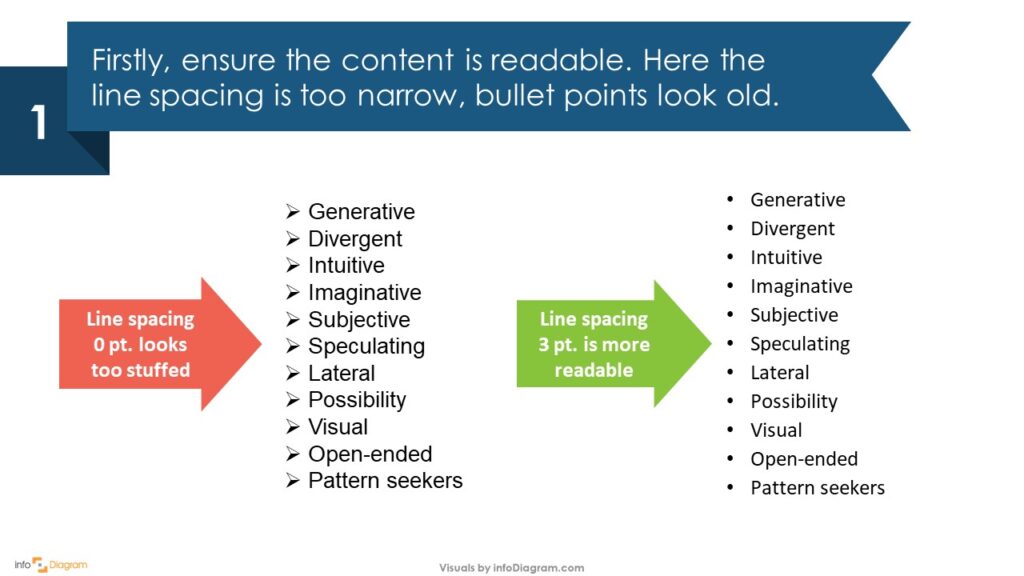 head and brain graphic presentation slide redesign step 1 photo