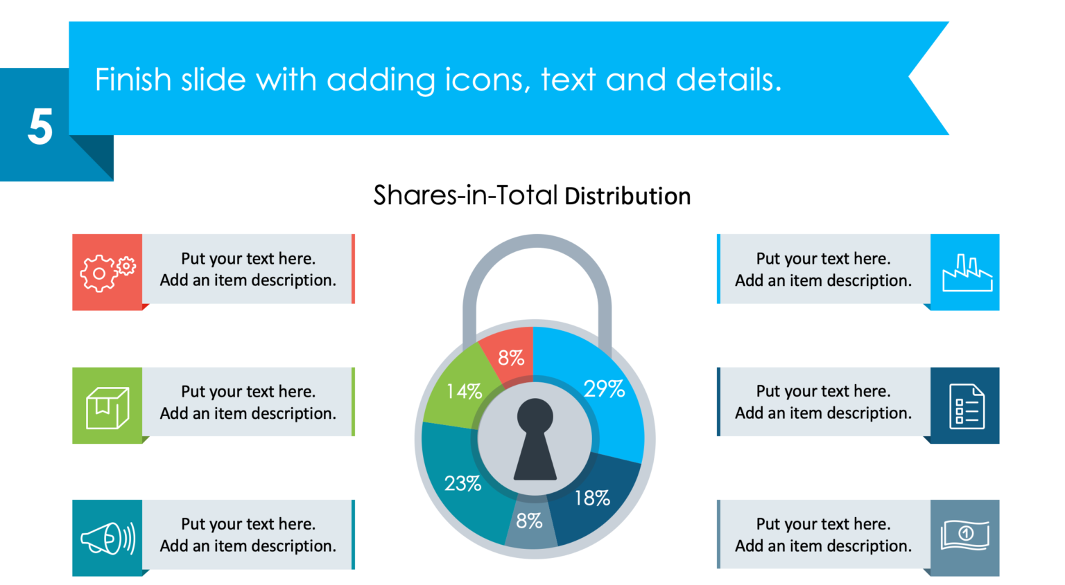 donut pie chart ppt slide redesign guide step 5