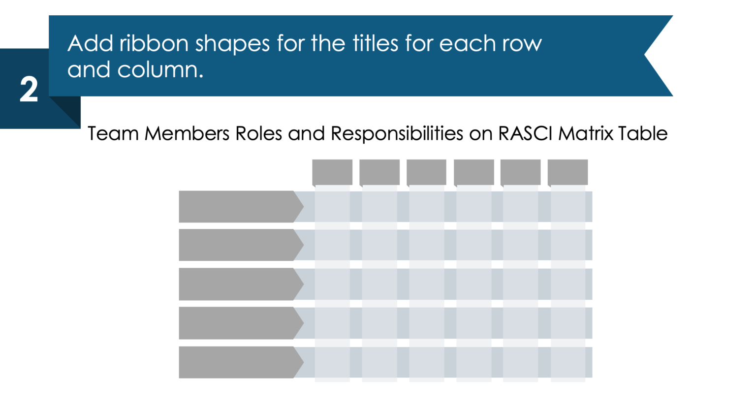 rasci matrix roles powerpoint slide step 2